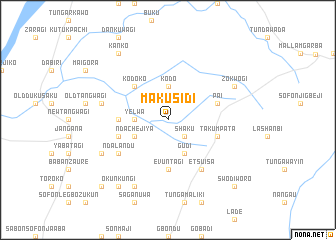 map of Makusidi