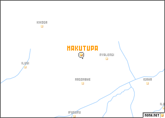 map of Makutupa