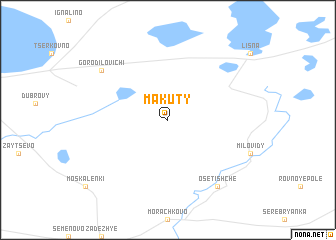 map of Makuty