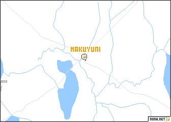 map of Makuyuni