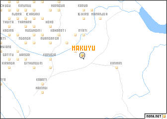 map of Makuyu