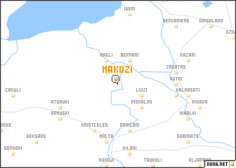 map of Makuži