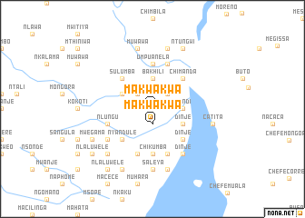 map of Makwakwa