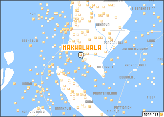 map of Makwalwāla