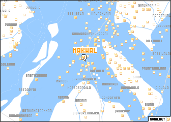 map of Makwāl