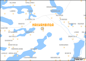 map of Makwambinda