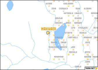 map of Makwani