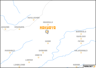 map of Makwaya