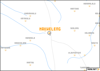 map of Makweleng