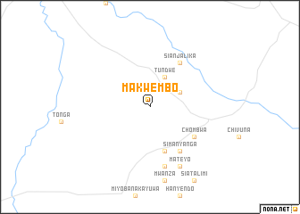 map of Makwembo