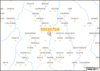 map of Makwenda