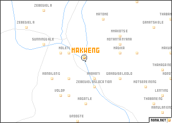 map of Makweng