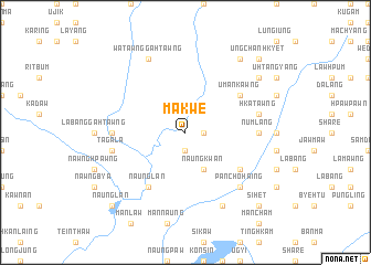 map of Makwe