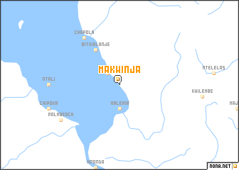 map of Makwinja