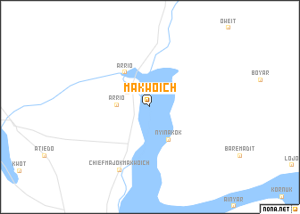 map of Makwoich