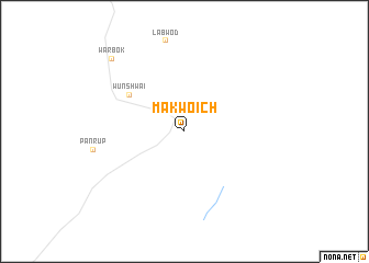 map of Makwoich