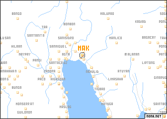 map of Mak