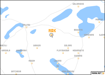 map of Mak