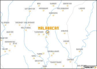 map of Malabacan
