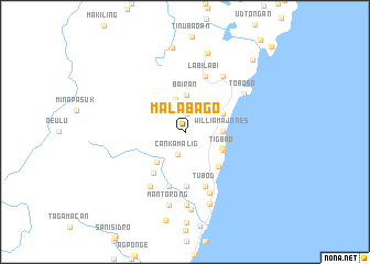map of Malabago