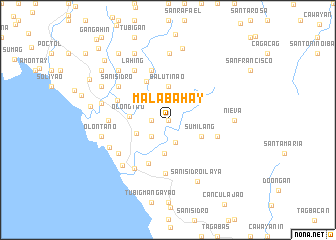 map of Malabahay