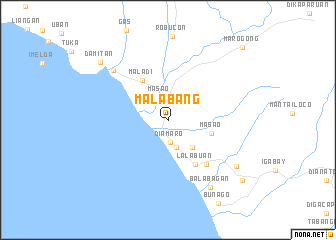 map of Malabang