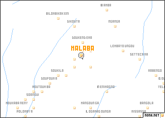 map of Malaba