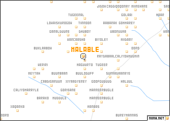 map of Malable