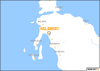 map of Malabnay