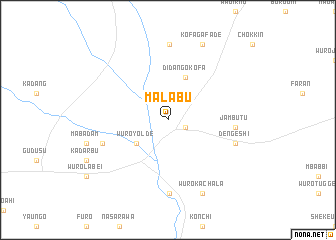 map of Malabu