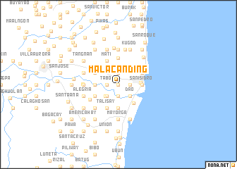 map of Malacanding