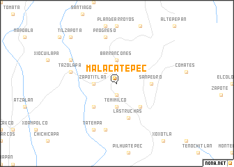 map of Malacatepec