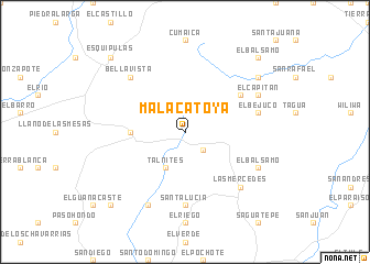 map of Malacatoya