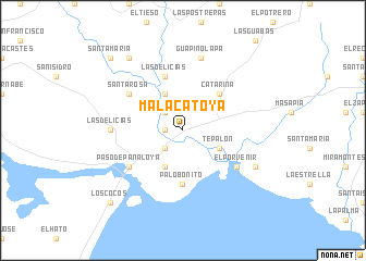 map of Malacatoya