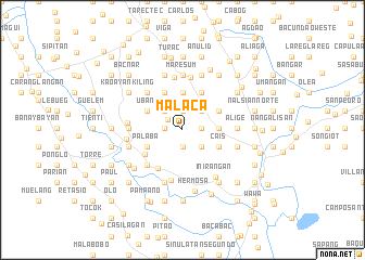 map of Malaca