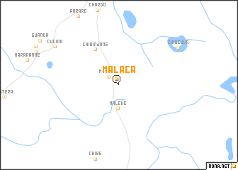 map of Malaca