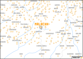 map of Malāchh