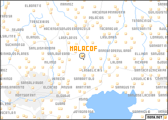 map of Malacof