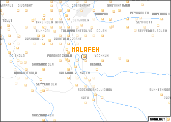 map of Malafeh