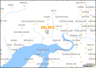 map of Malafo