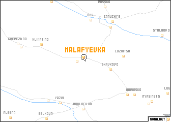 map of Malaf\