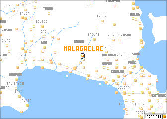 map of Malagaclac