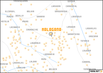 map of Malagana