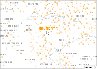 map of Mala Gata