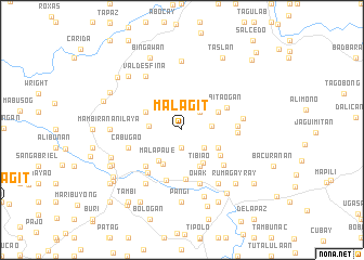 map of Malag-it