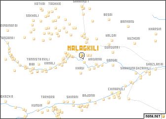 map of Malag Kili