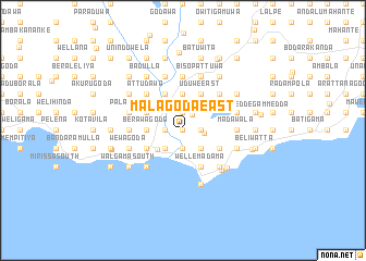 map of Malagoda East
