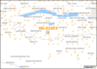 map of Mala Gora