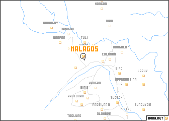 map of Malagos