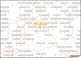 map of Malagua